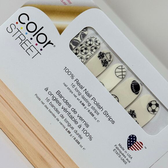 New Color Street “Dream Team” Sports Themed Overlay Nail Strips - Picture 1 of 4